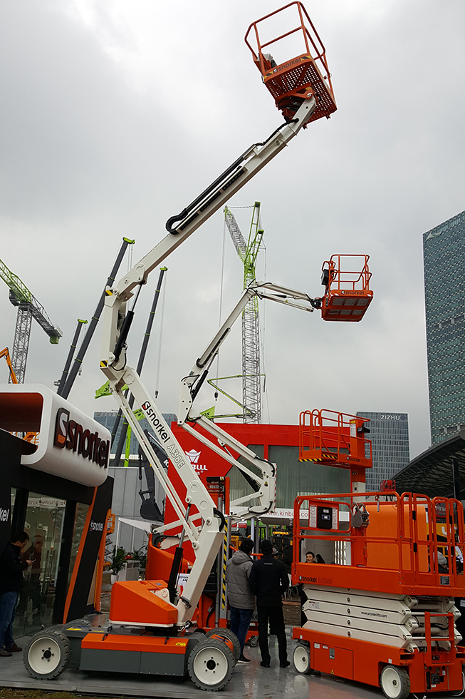 Bauma China 2016——美国Snorkel 高空作业平台-普雷斯特机械设备(北京)有限公司