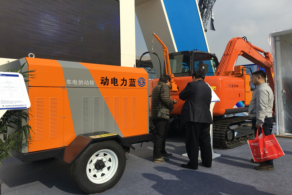 Bauma China 2016——杭州蓝力电动科技有限公司展台风采